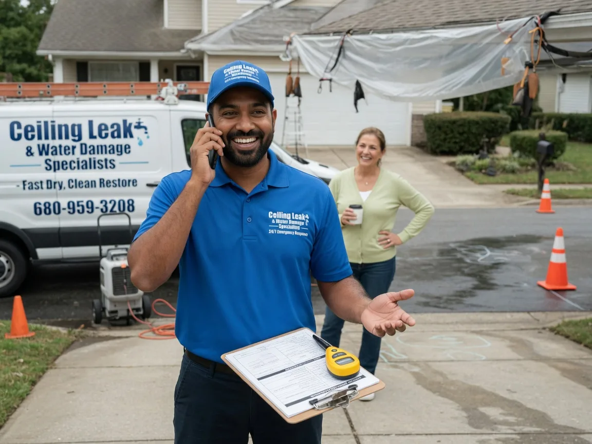 Ceiling Leak Cleanup Lupton City, TN FAQs